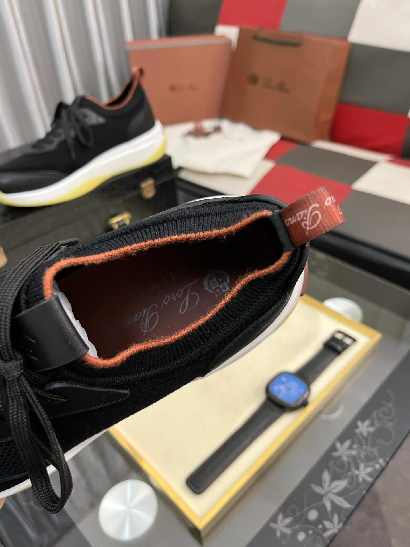 Men's men's shoes💰620⌚️⌚️Loro Piana - Loro Piana LP classic casual shoes, men's lace-up casual shoes and sneakers, high-quality lightweight and comfortable fabrics, suitable for outdoor leisure, the color is young and energetic, the upper is imported deerskin from Italy, it is great with sportswear or casual suits! Code number: 38-446️⃣Colors available